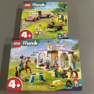 LEGO Friends 41746 Horse Training & 42634 Pony Trailer Sets | Sealed